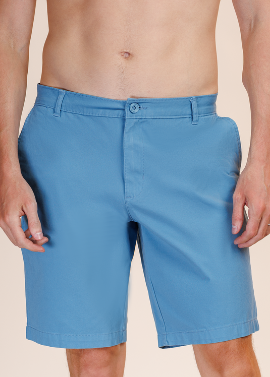 TWILL FLAT FRONT SHORT