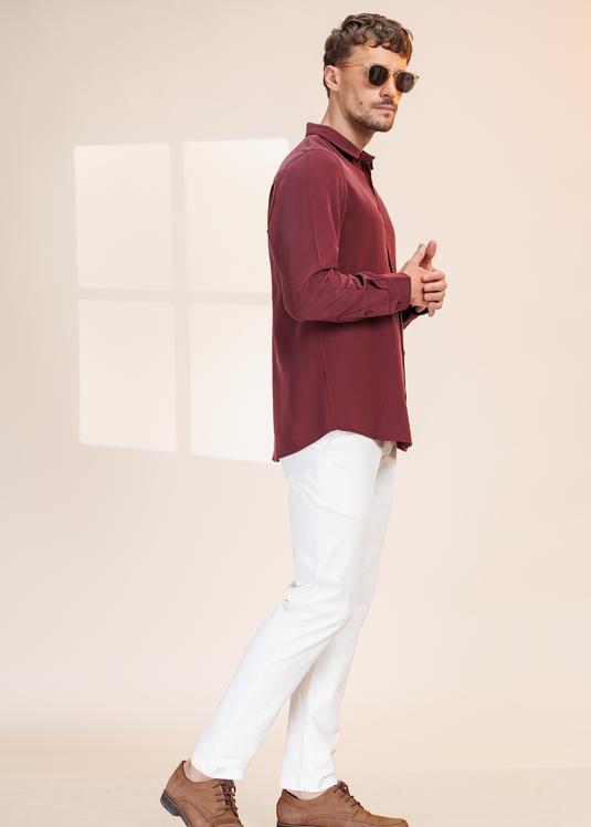 Detailed Party Wear L/S Shirt