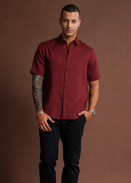 Linen Spencer S/S Shirt