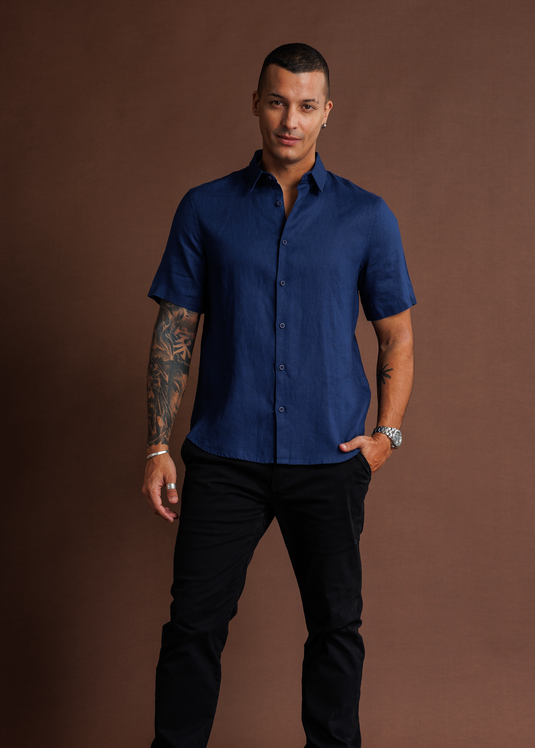 Linen Spencer S/S Shirt