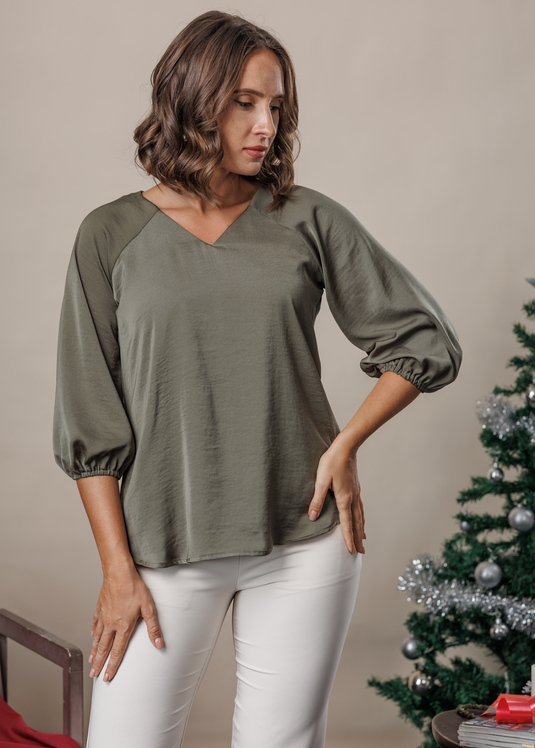 V neck blouse