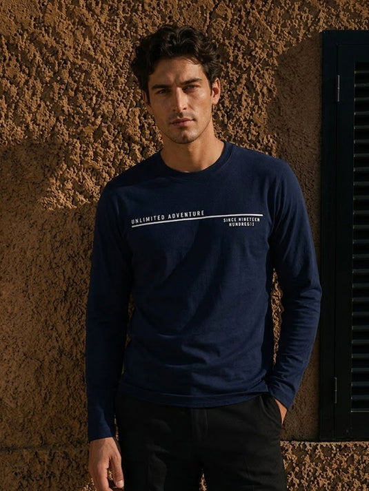 Graphic Printed Long Sleeve T-shirt