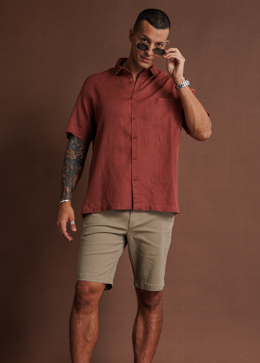 Linen Padini S/S Shirt