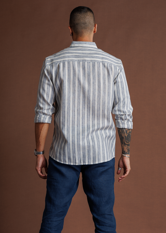 Casual Wear Stripe L/S Shirt