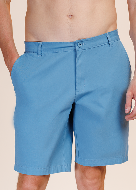 TWILL FLAT FRONT SHORT