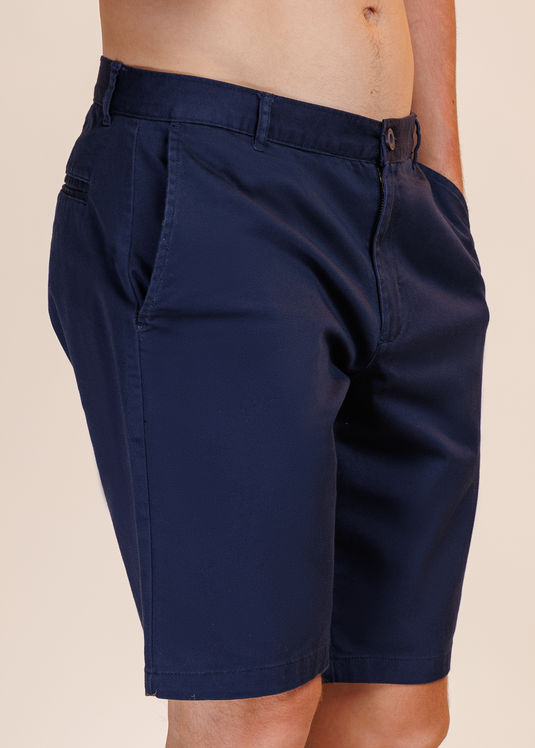 TWILL FLAT FRONT SHORT