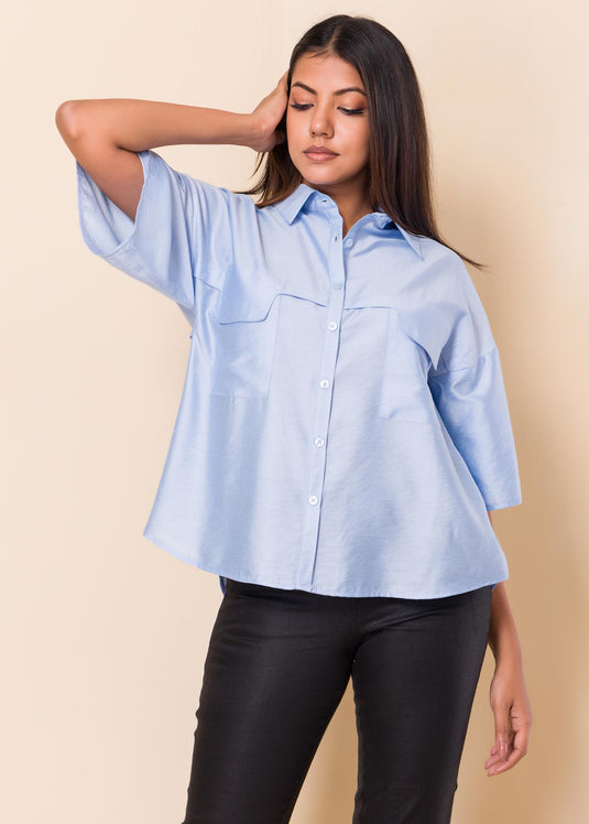 Blouse With Flap Detail