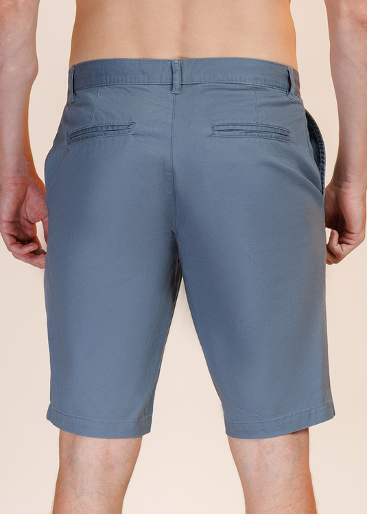 TWILL FLAT FRONT SHORT