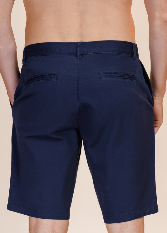 TWILL FLAT FRONT SHORT