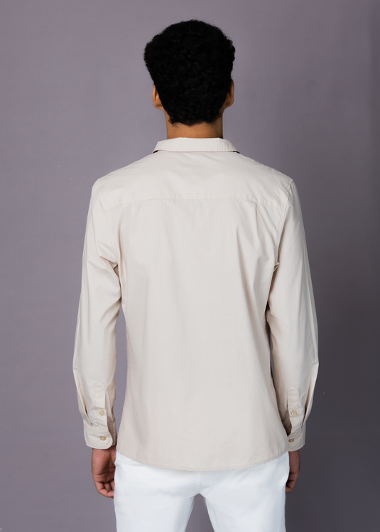 Linen Jacket With Zipper