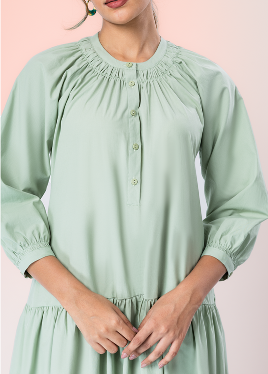 Drop Waist Midi Dress