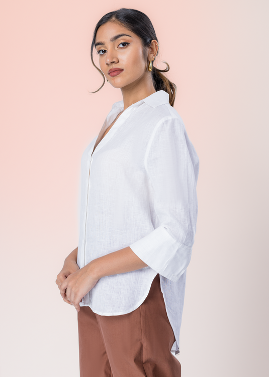 Basic Linen Blouse