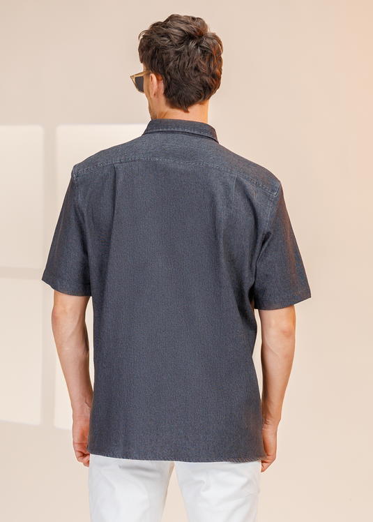 Heavy Wash Denim S/S Shirt