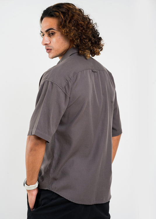 Casual Wear Oversized Double Pkt S/S Shirt
