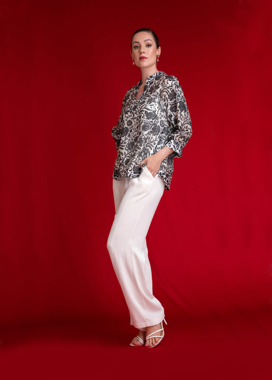 Basic Printed Blouse