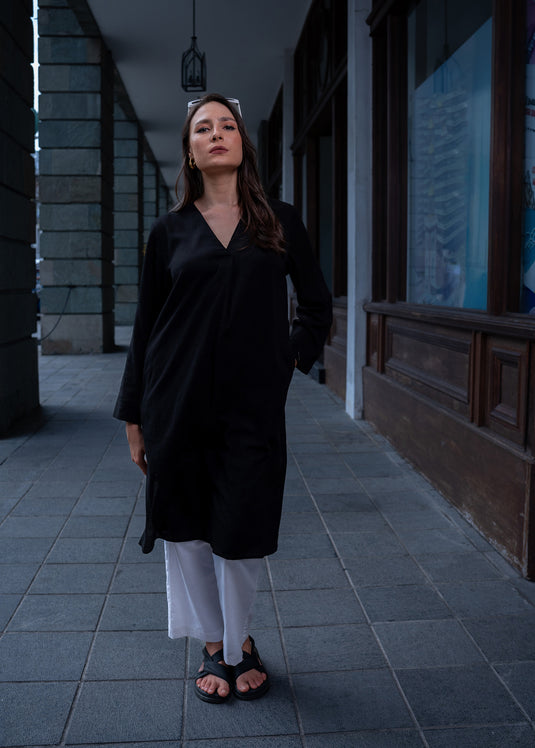 Long sleeve kurtha top