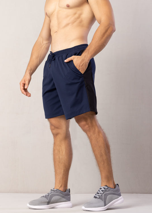 Active Wear Short With Side Contrast