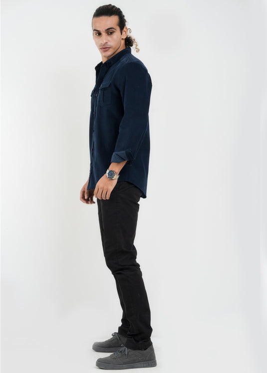 Double Pockect Corduroy L/S Shirt