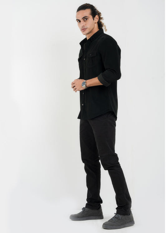 Double Pockect Corduroy L/S Shirt