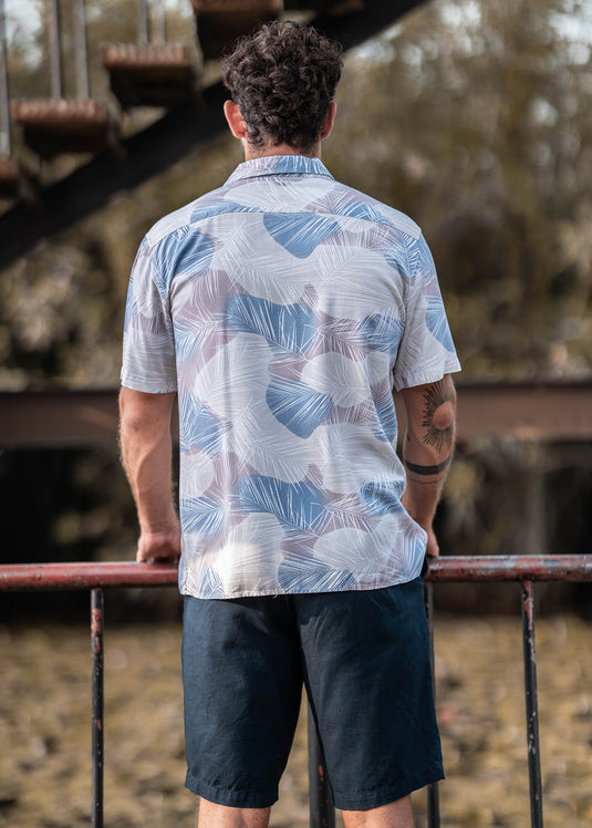 Casual Wear Printed Cuban Collar S/S Shirt