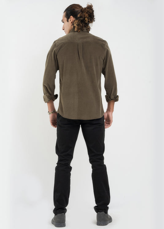 Double Pockect Corduroy L/S Shirt