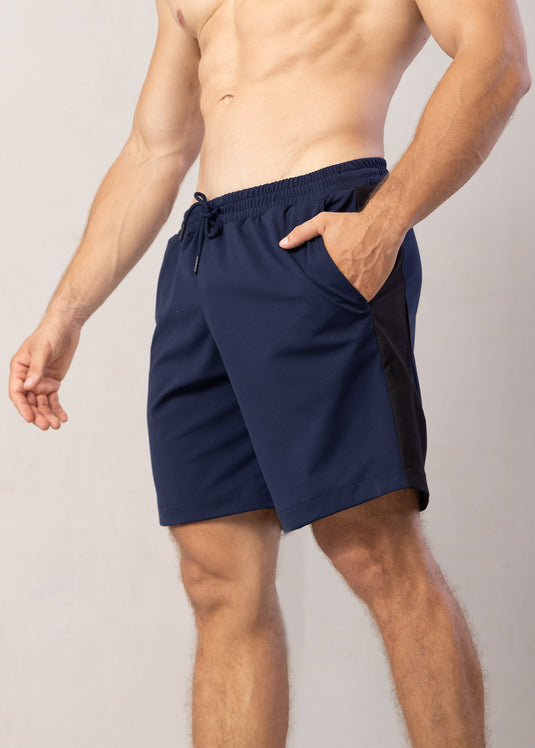 Active Wear Short With Side Contrast