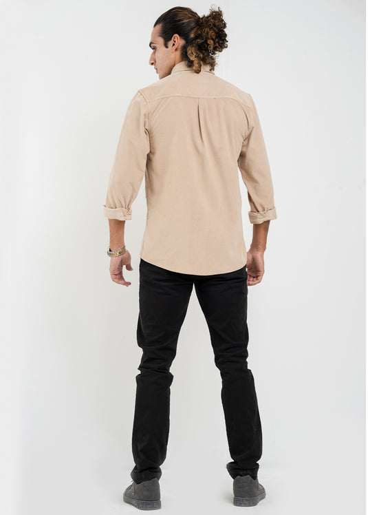 Double Pockect Corduroy L/S Shirt