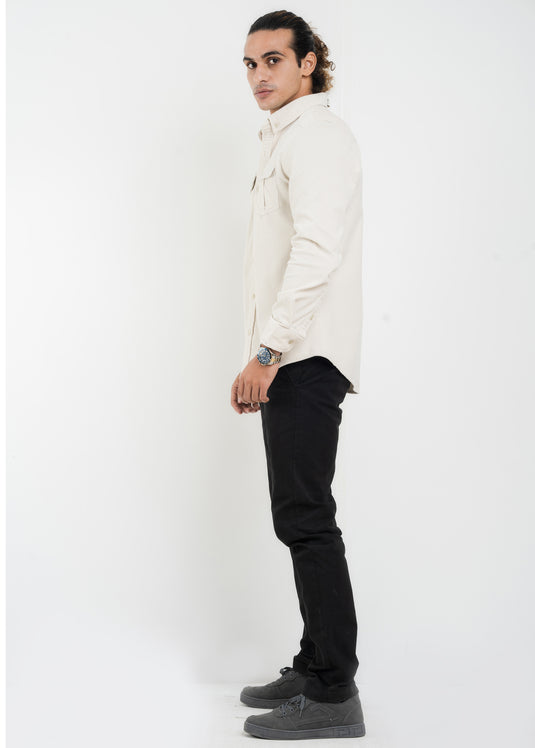 Double Pockect Corduroy L/S Shirt