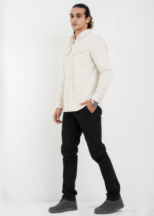Double Pockect Corduroy L/S Shirt