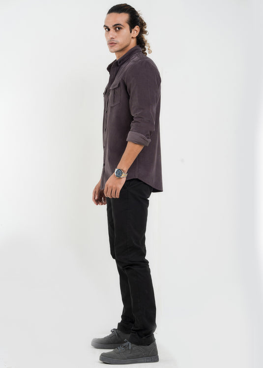 Double Pockect Corduroy L/S Shirt