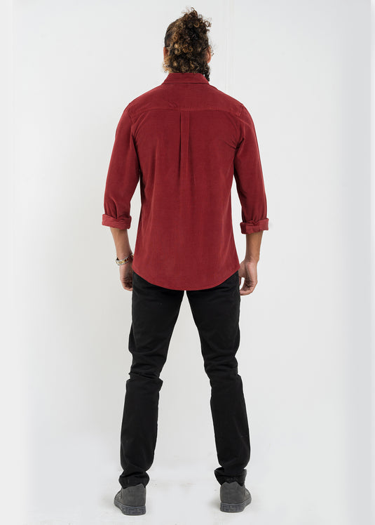 Double Pockect Corduroy L/S Shirt