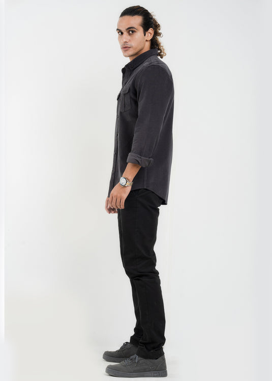 Double Pockect Corduroy L/S Shirt