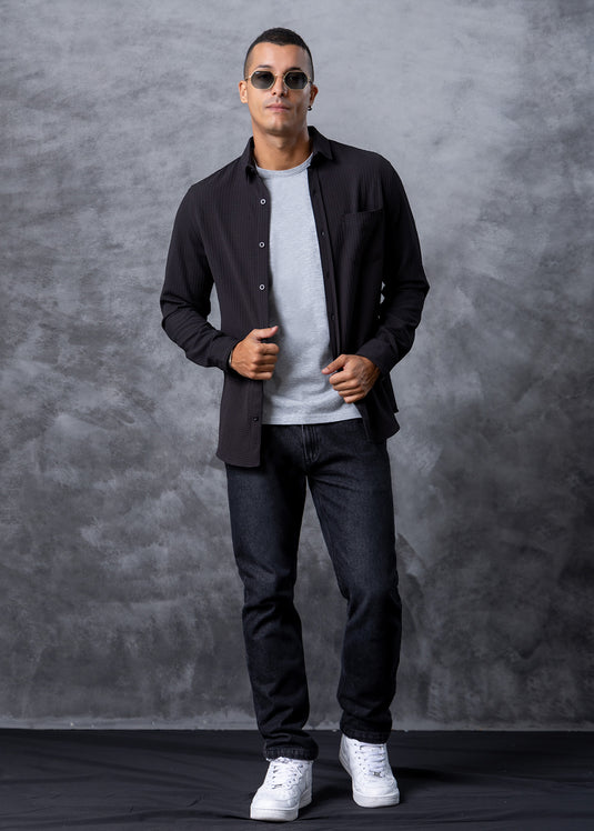 Casual Wear  Detailed L/S Shirt