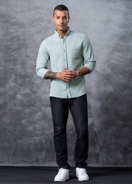 Casual Wear  Detailed L/S Shirt