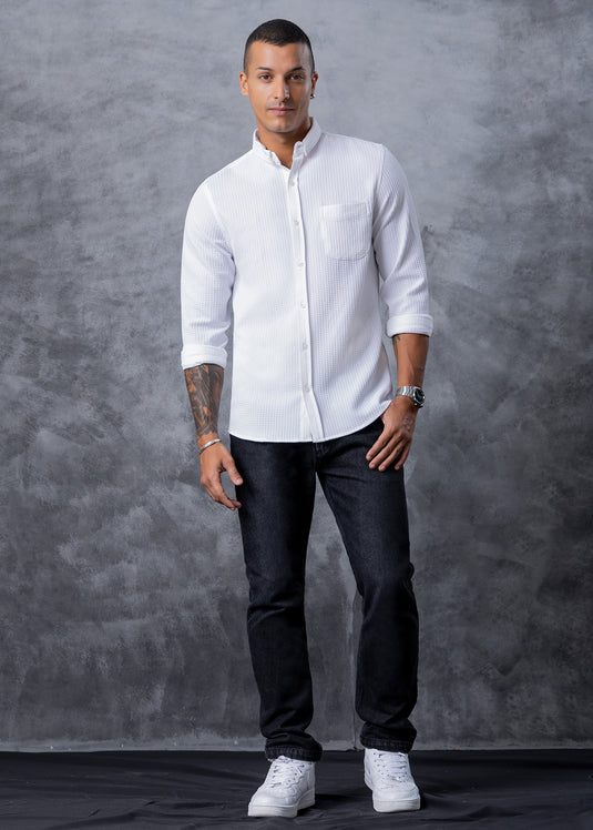 Casual Wear  Detailed L/S Shirt