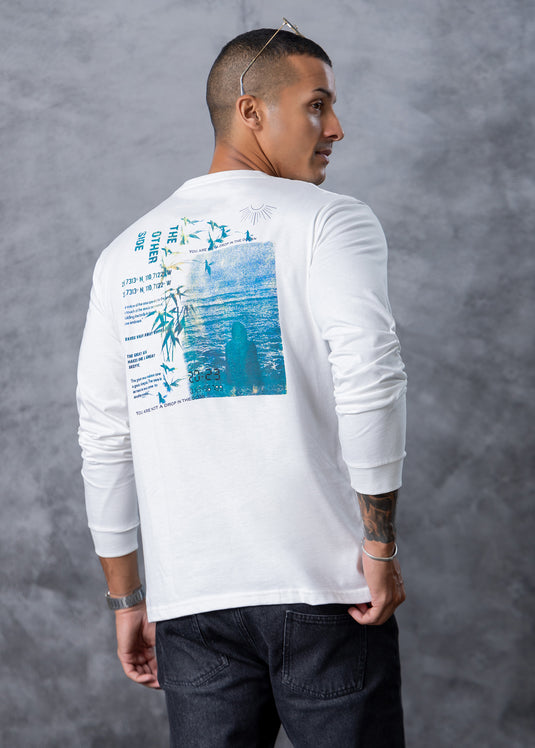 Graphic  Printed L/S T-Shirt