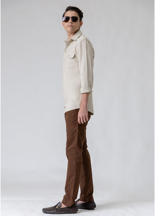 Single Pocket Long Sleeve Shirt