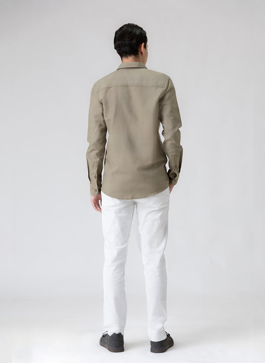 Single Pocket Long Sleeve Shirt