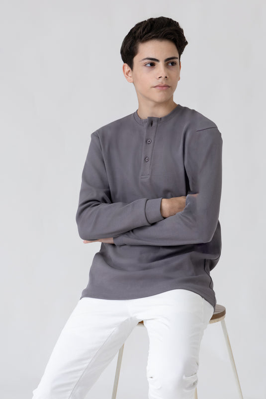 Ribbed Jersy Long Sleeve