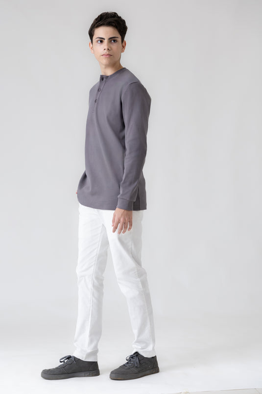 Ribbed Jersy Long Sleeve