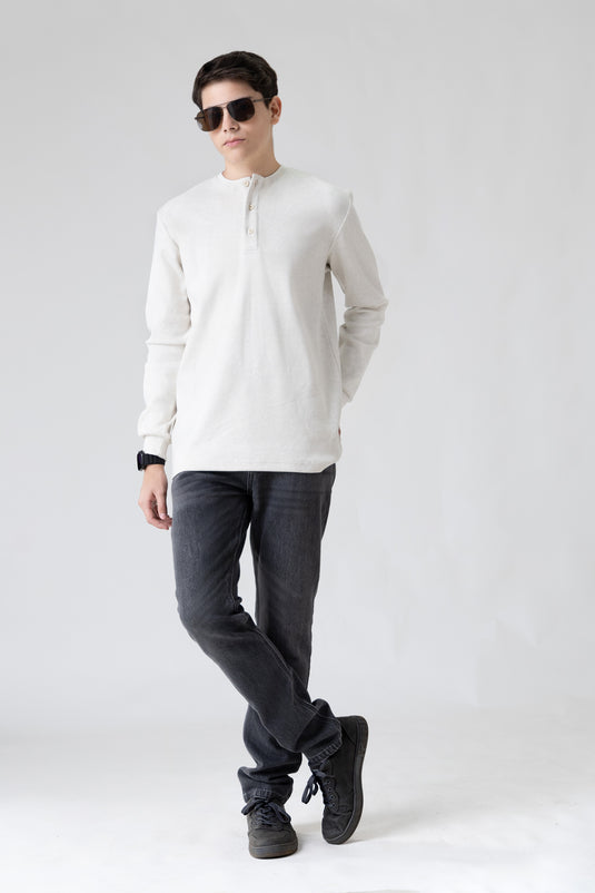 Ribbed Jersy Long Sleeve