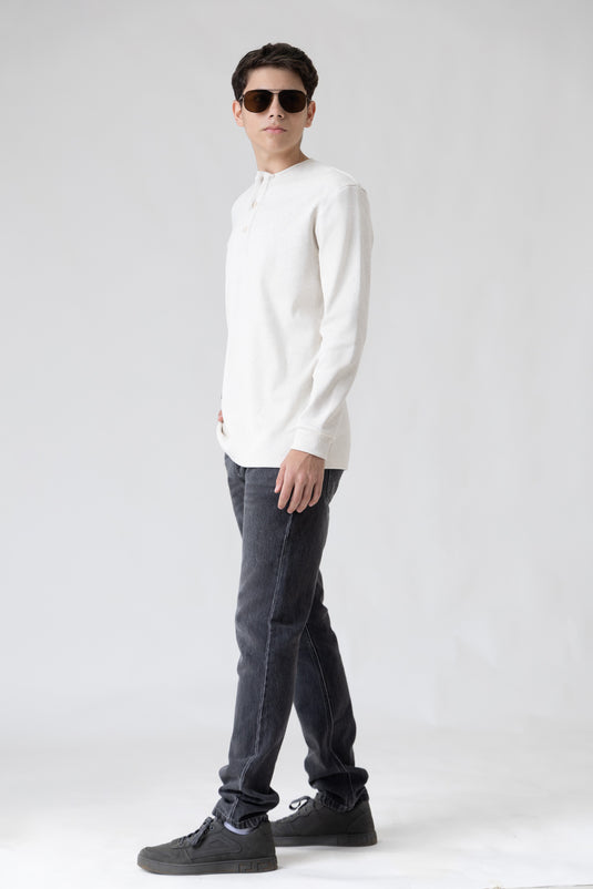 Ribbed Jersy Long Sleeve
