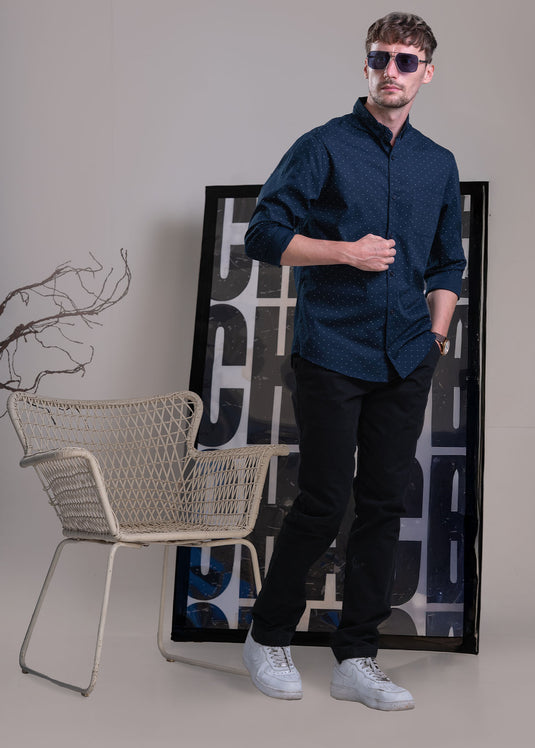 Printed Long Sleeve Shirt