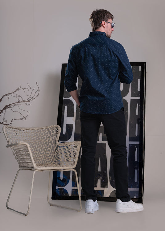 Printed Long Sleeve Shirt