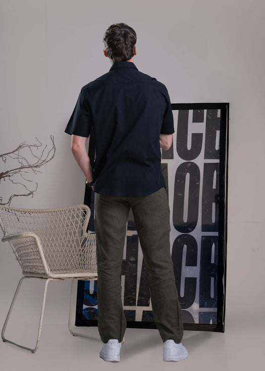 Flap Pocket Short Sleeve Shirt