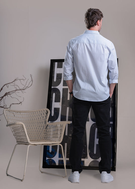 Printed Long Sleeve Shirt