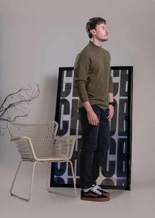 Long Sleeve Turtleneck T-Shirt