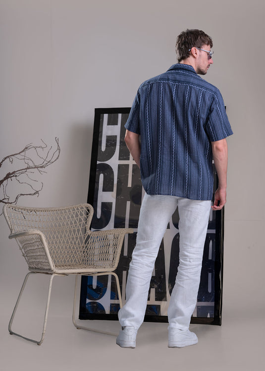 Camp Collar Short Sleeve Shirt