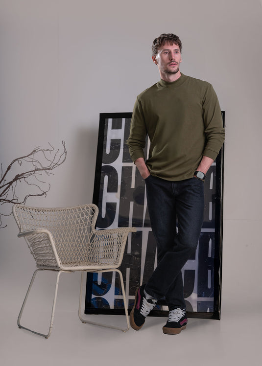 Long Sleeve Turtleneck T-Shirt