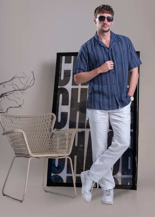 Camp Collar Short Sleeve Shirt